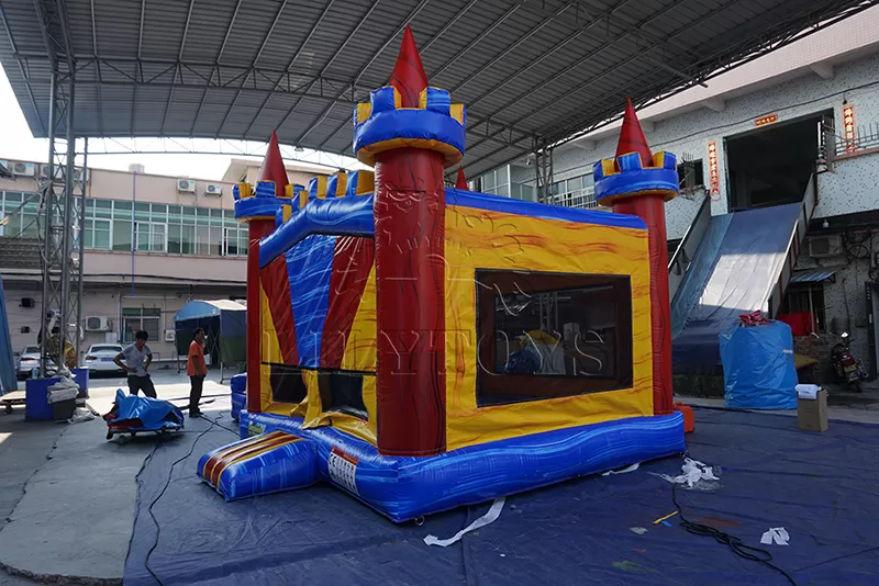 commercial inflatable castle slide