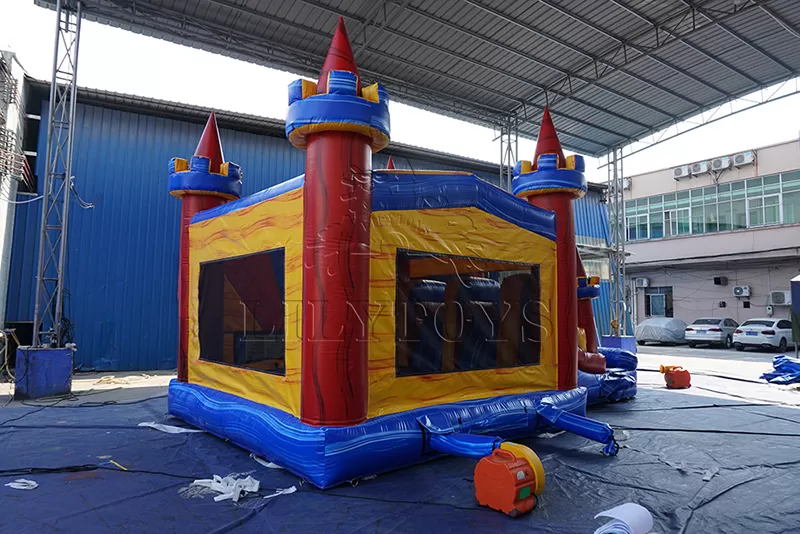 commercial inflatable castle slide