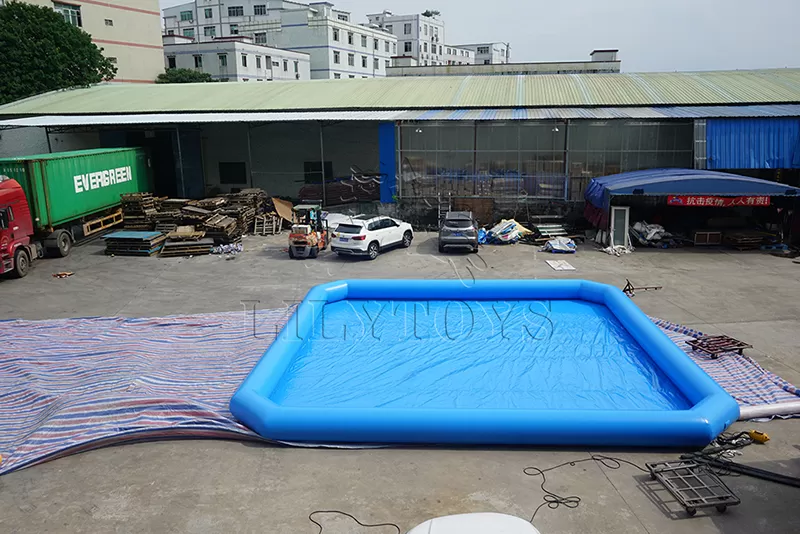 inflatable square swimming pool