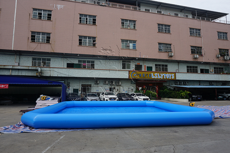 inflatable square swimming pool