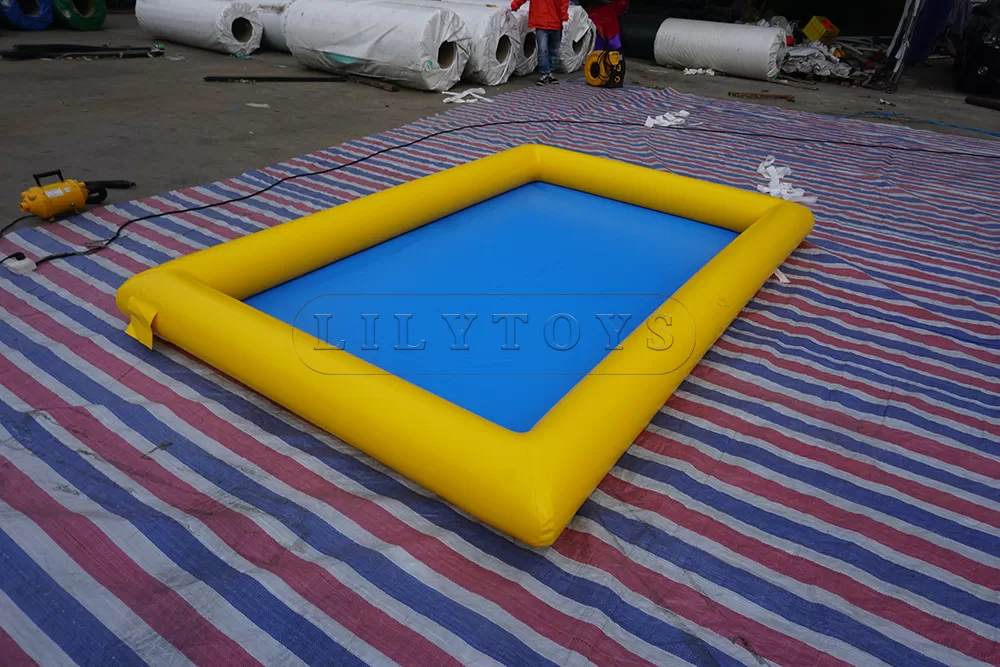 yellow swimming pool