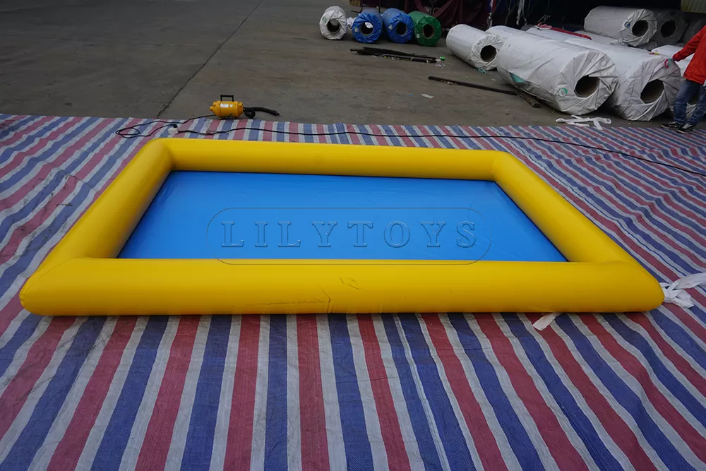 yellow swimming pool