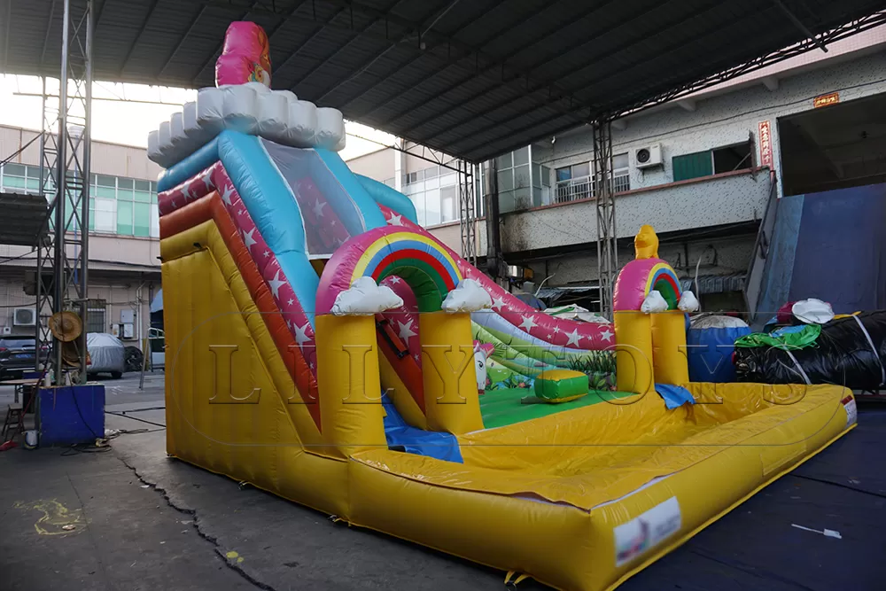 inflatable castle water slide