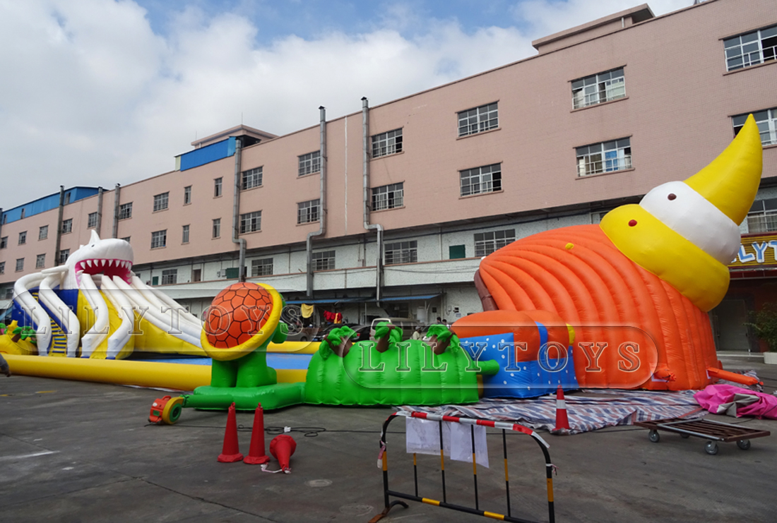 SeaWorld giant inflatable water park