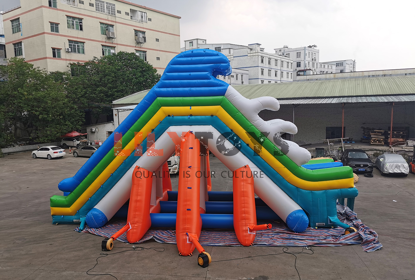 giant inflatable water slide for pool