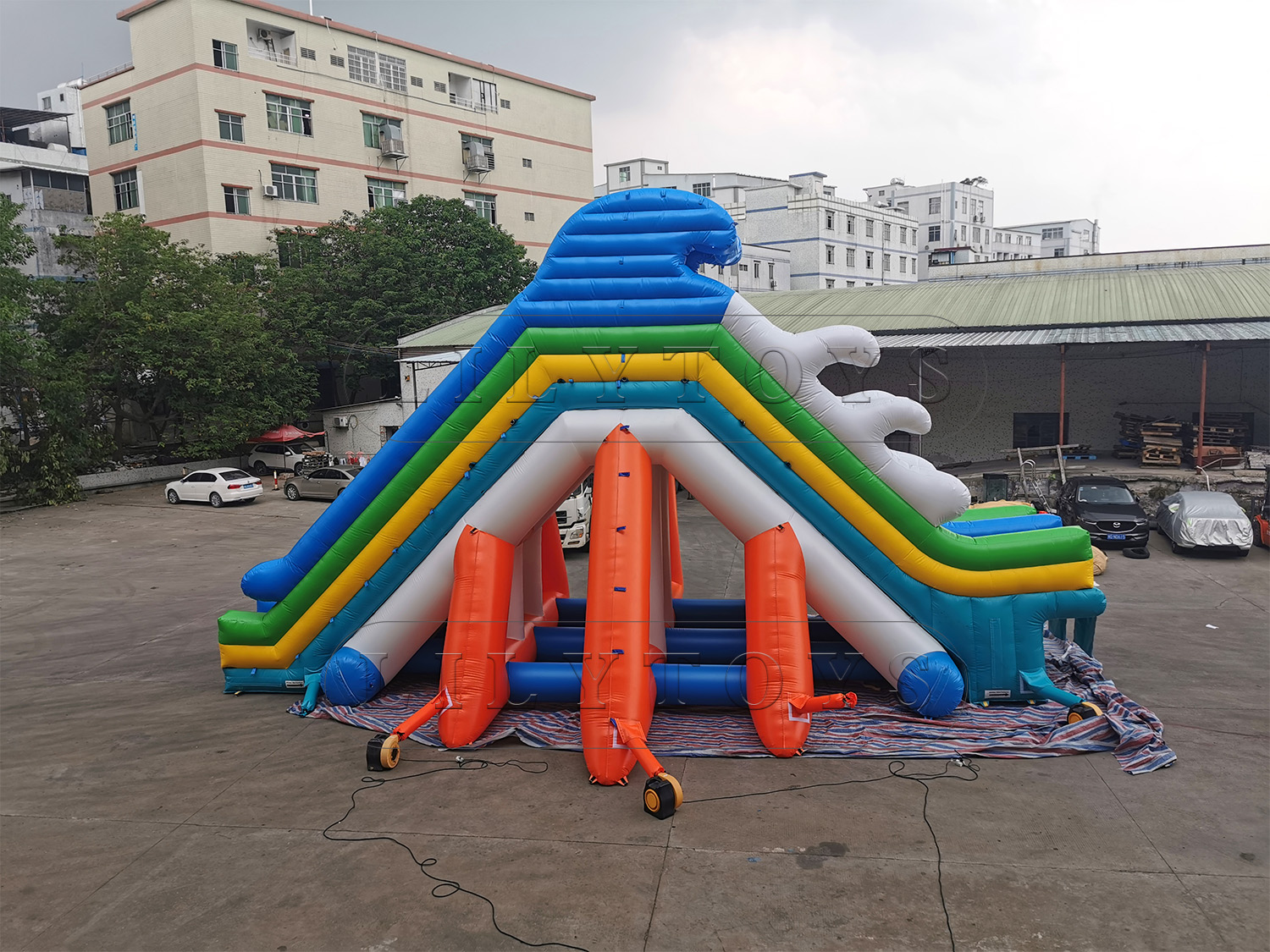 giant inflatable water slide for pool