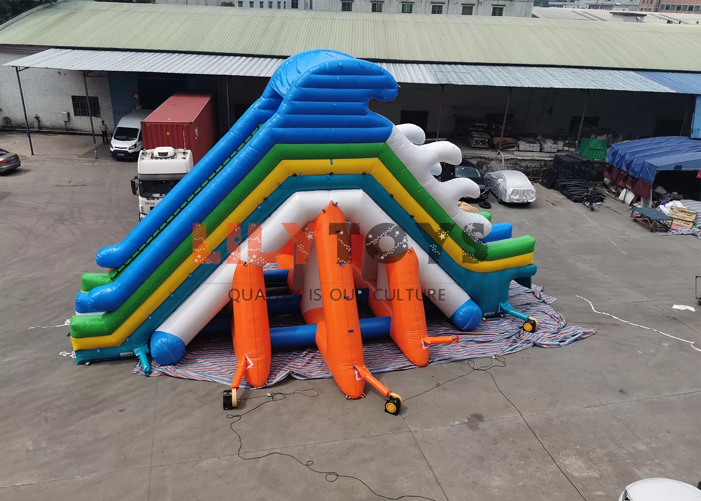 giant inflatable water slide for pool