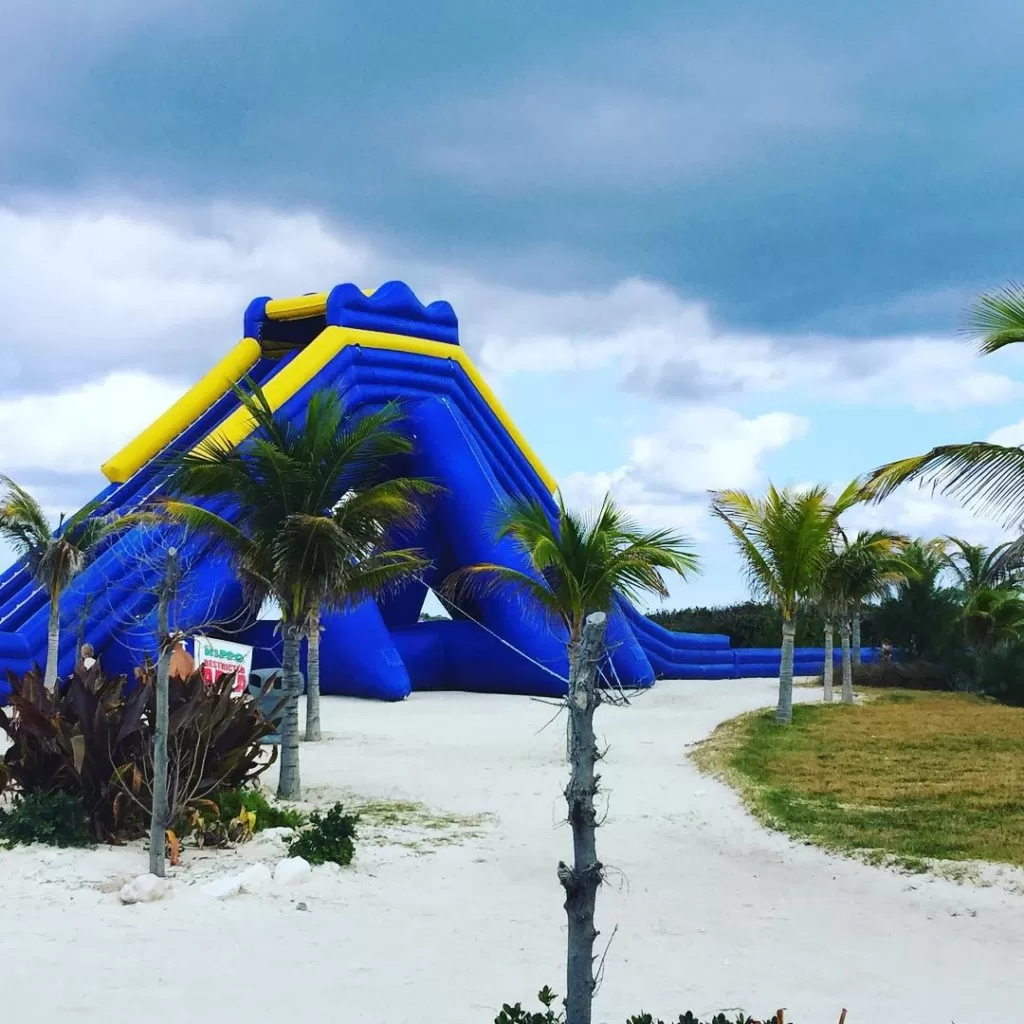 Inflatable Hippo Slide