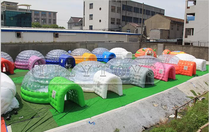 inflatable dome tent