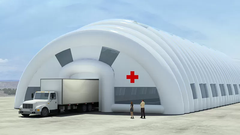giant inflatable medical tent