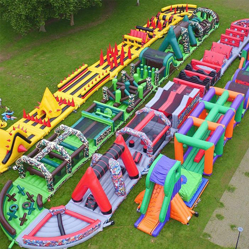 giant inflatable obstacle course 200m