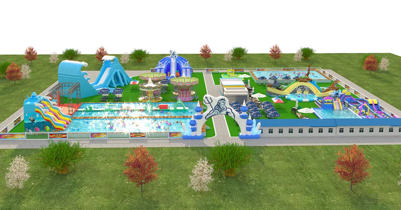 giant inflatable water park equipment