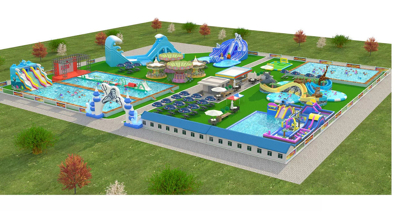 giant inflatable water park equipment