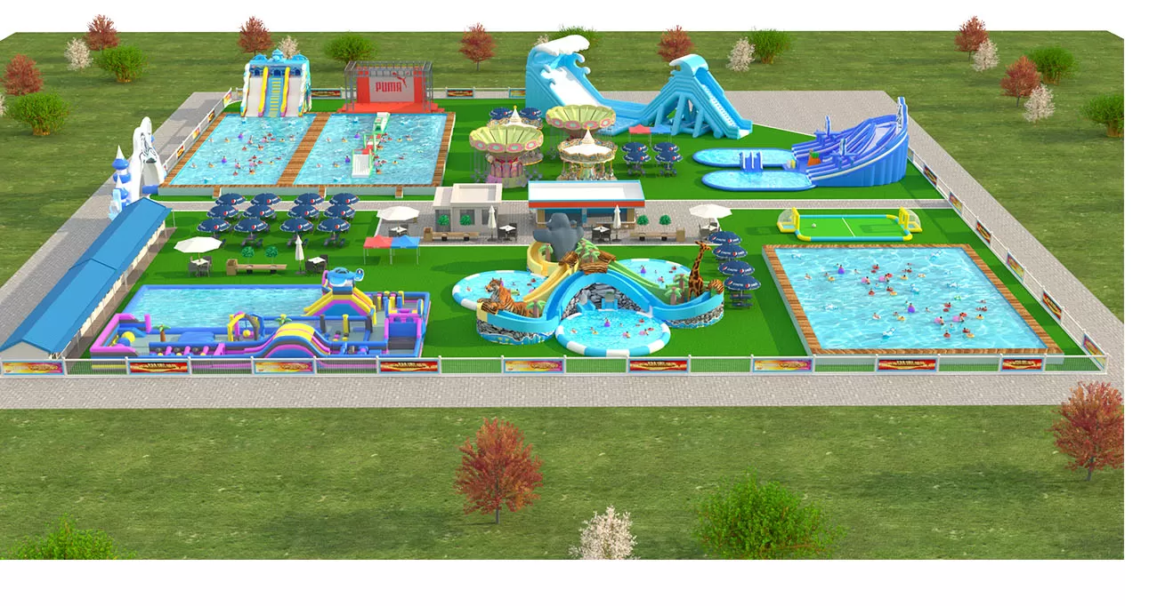 giant inflatable water park equipment