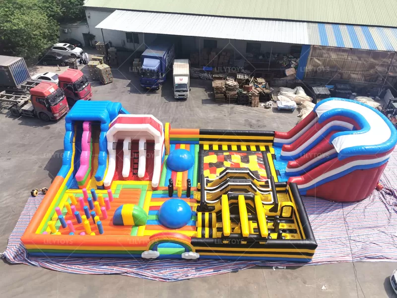 indoor inflatable interactive playground