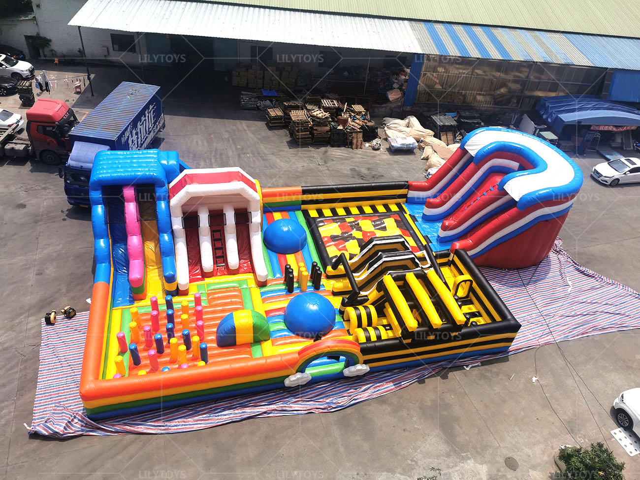 indoor inflatable interactive playground