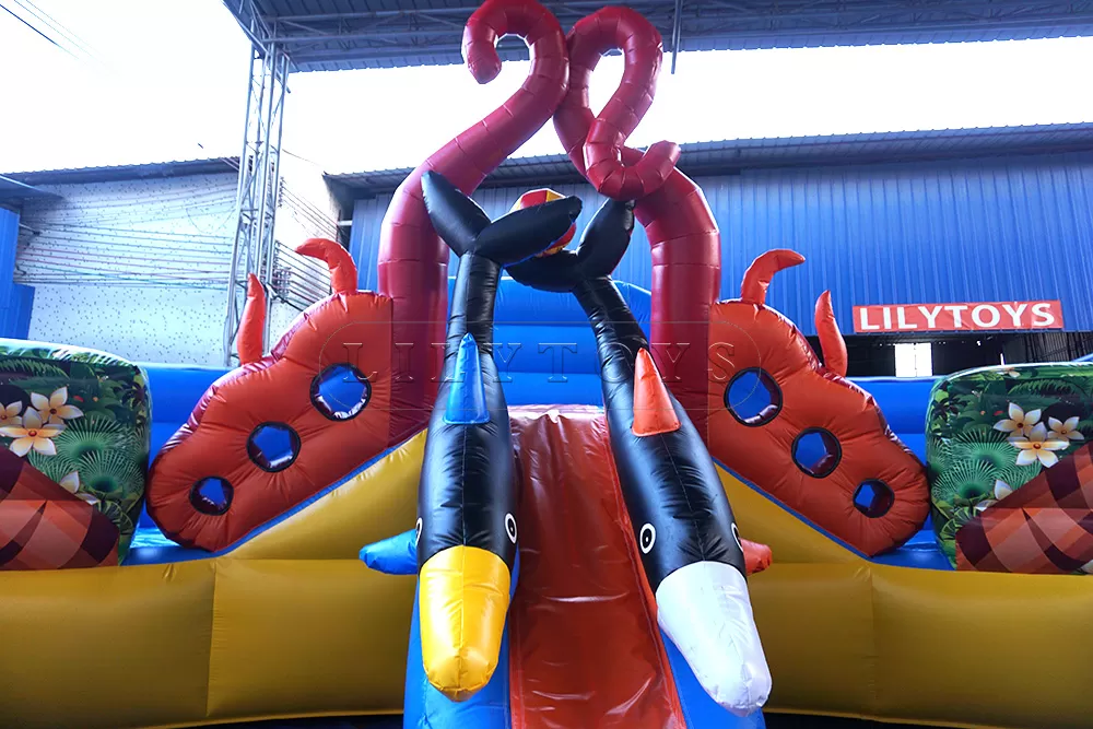 big inflatable water park slide for sale