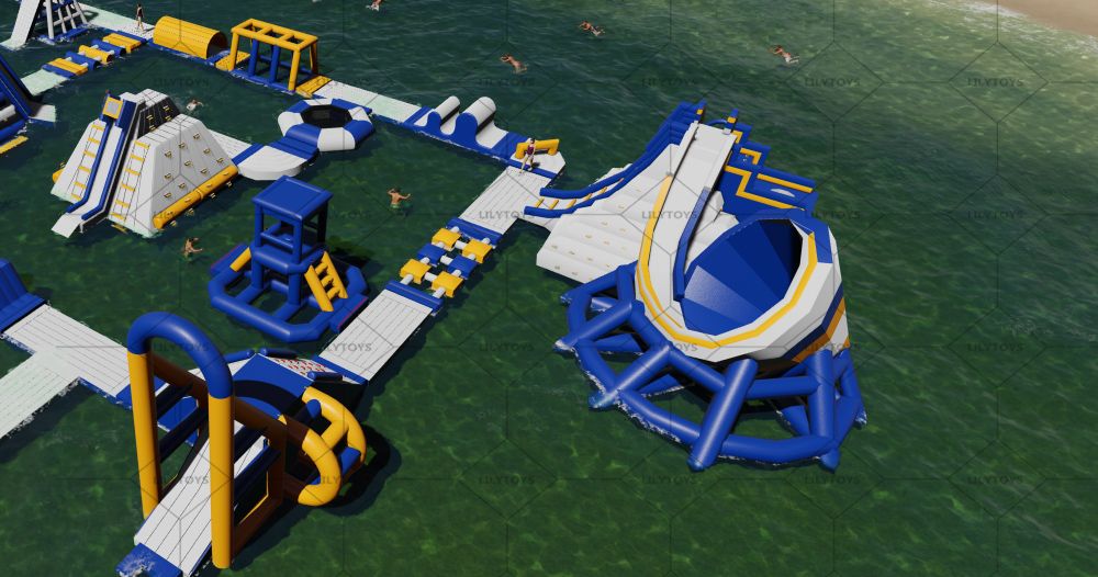 inflatable floating water park obstacle for sale