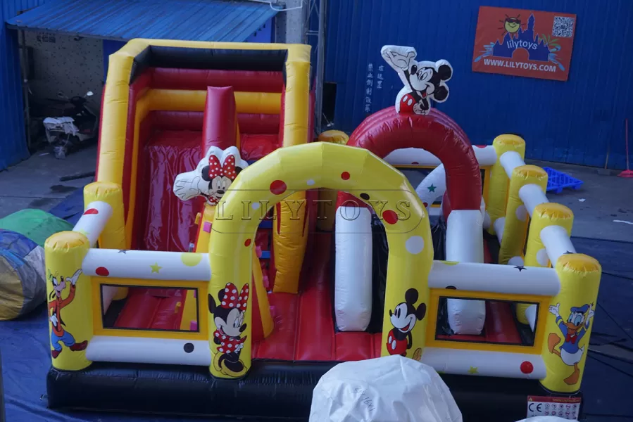 inflatable combo inflatable bounce house with slide for kids