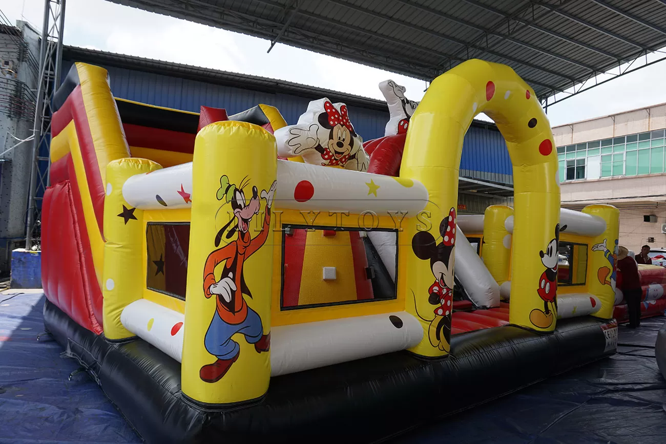 inflatable combo inflatable bounce house with slide for kids