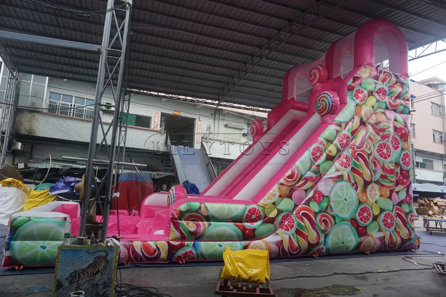 commercial grade inflatable water slide