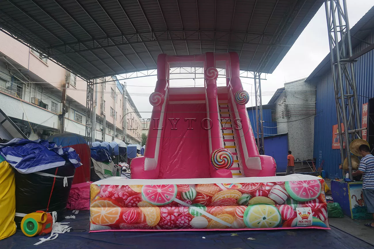 commercial grade inflatable water slide