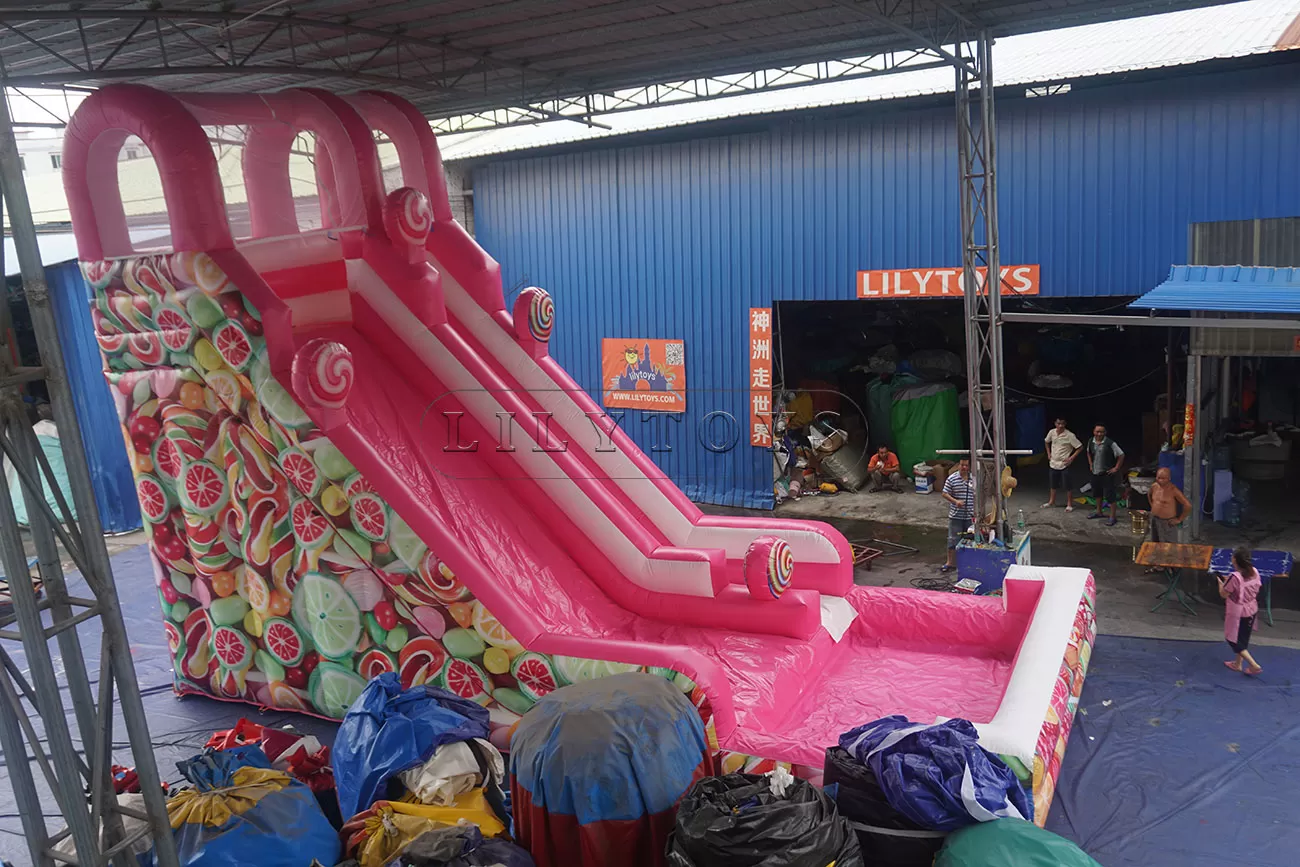 commercial grade inflatable water slide