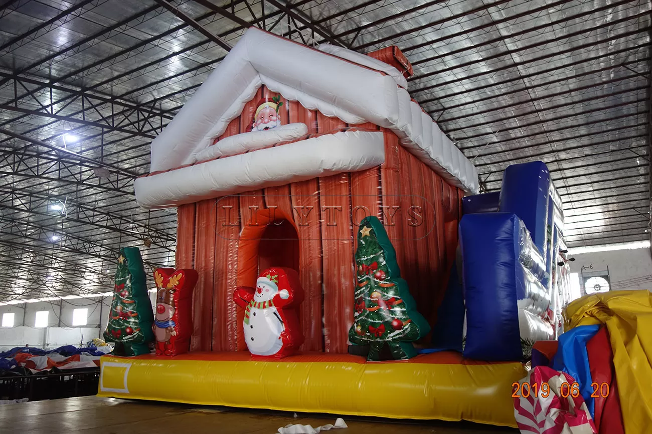 Christmas inflatable bounce bouncing castle inflatable bounce house