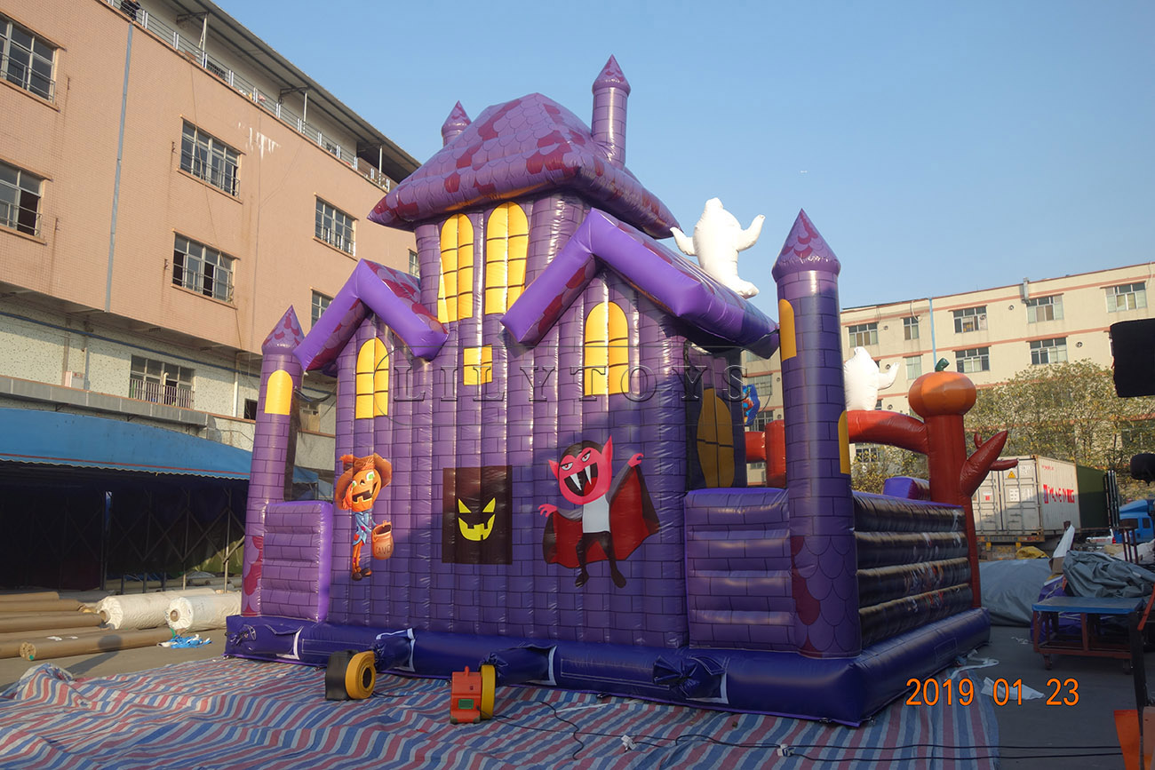 inflatable beautiful Halloween festival bouncer toddler playground