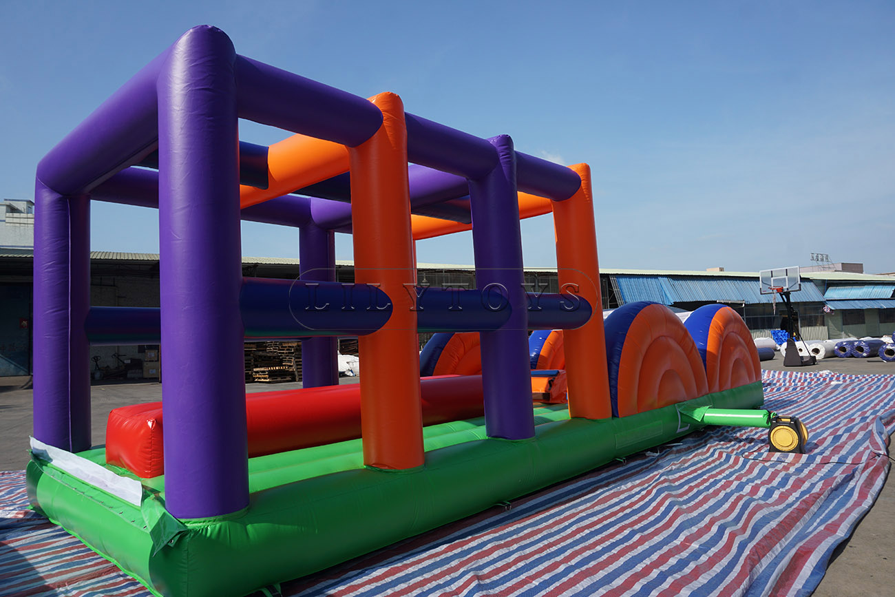 inflatable obstacle course for commercial