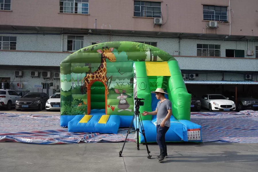 inflatable bounce with slide jeux gonflable inflatable for kids