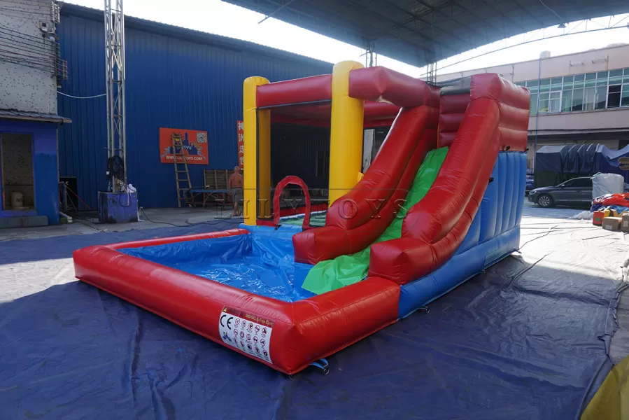 water slide inflatable kids bounce house