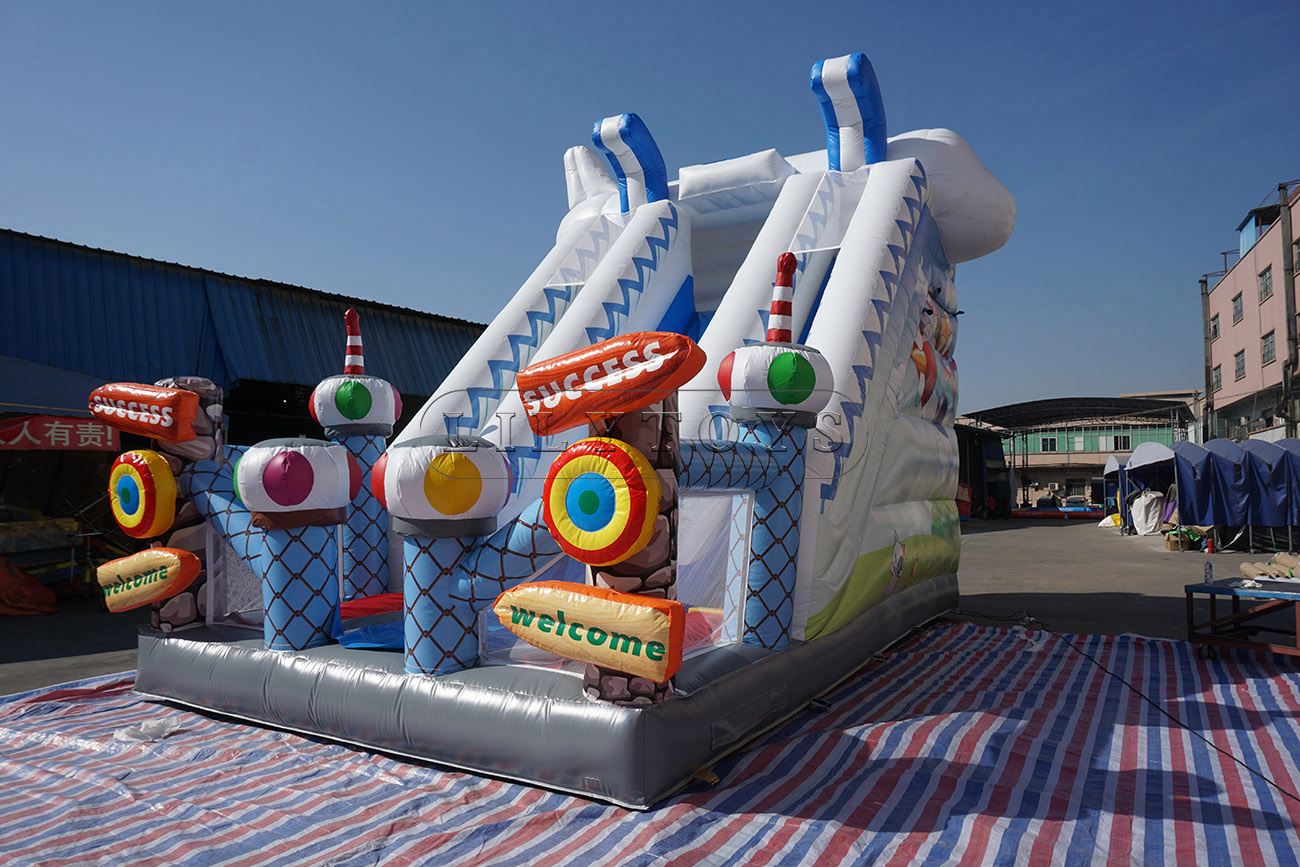 Hot Sale Backyard Inflatable Dry Slide