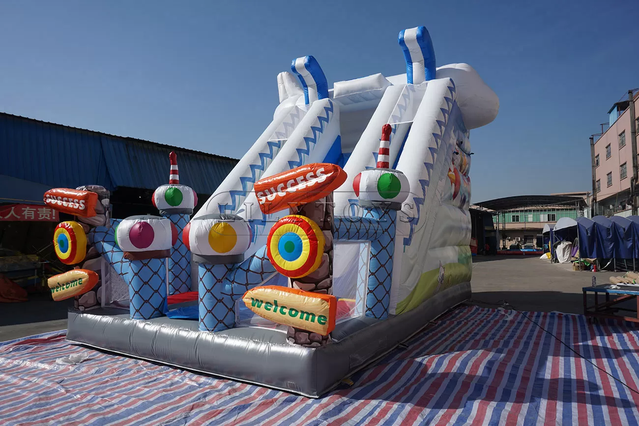 Hot Sale Backyard Inflatable Dry Slide