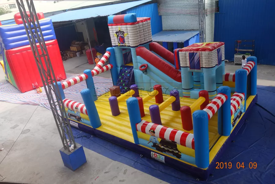 Policeman amusement park games factory outdoor