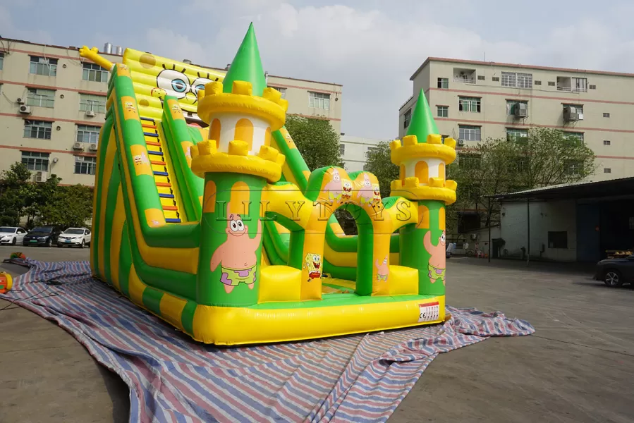 SpongeBob Inflatable Jumping Castle Slide