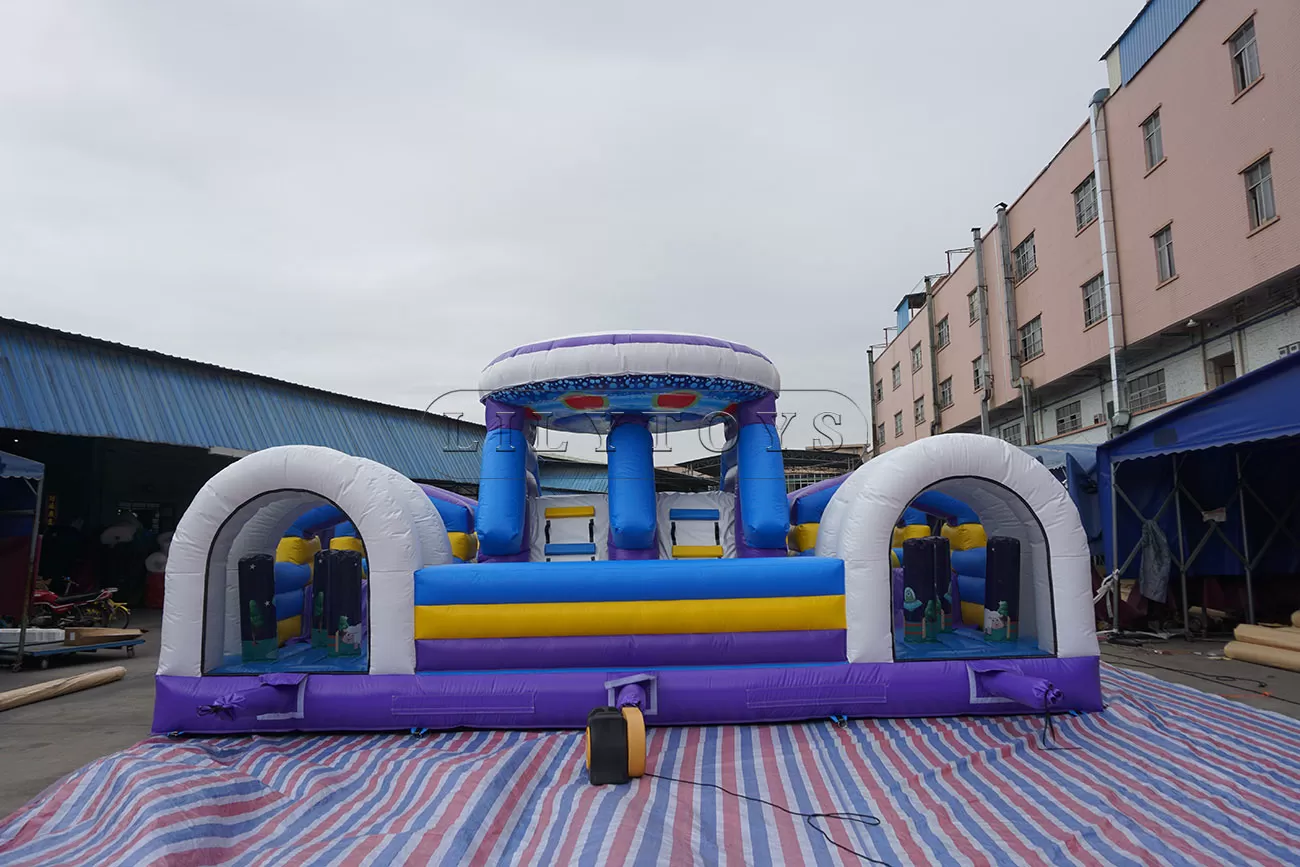 UFO inflatable Obstacle Course playground bouncer