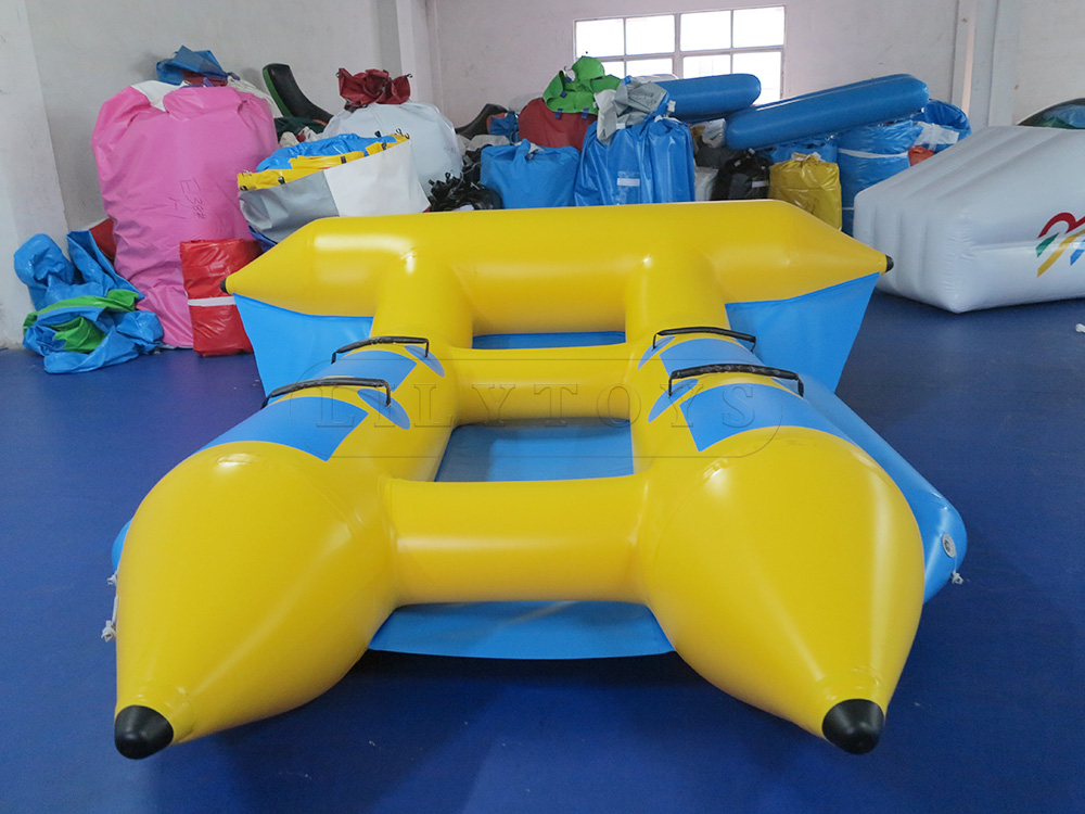 inflatable flying fish towable tubes for adults for water park