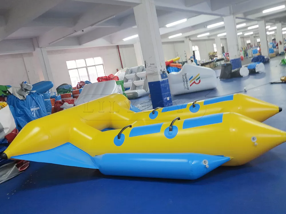 inflatable flying fish towable tubes for adults for water park