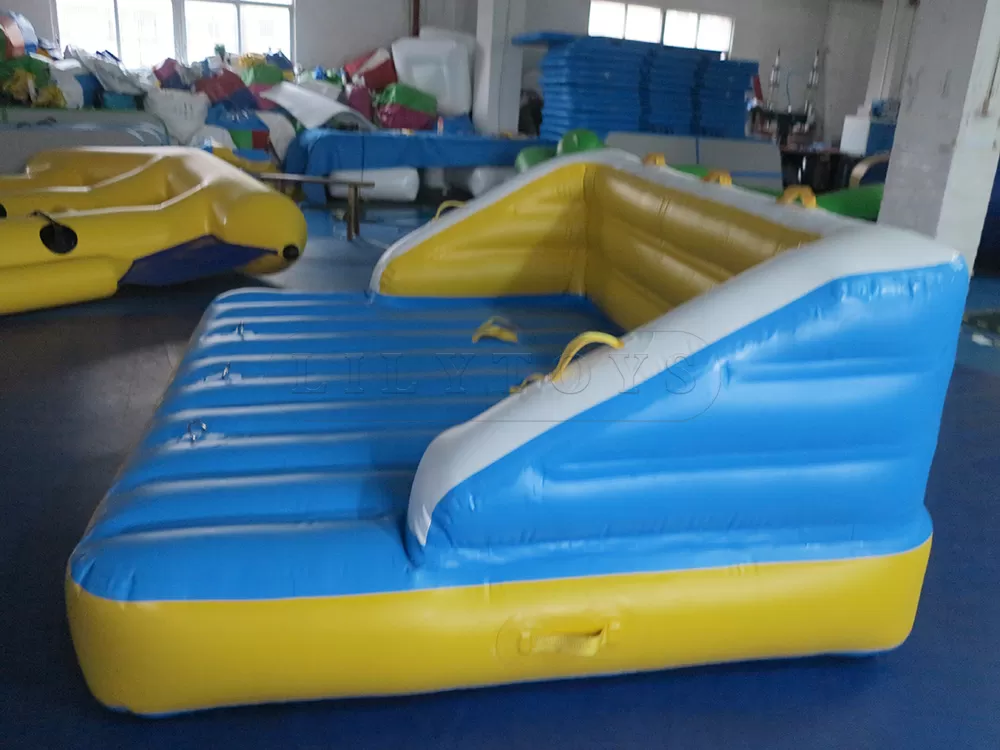 Inflatable towable water sports floating water sofa