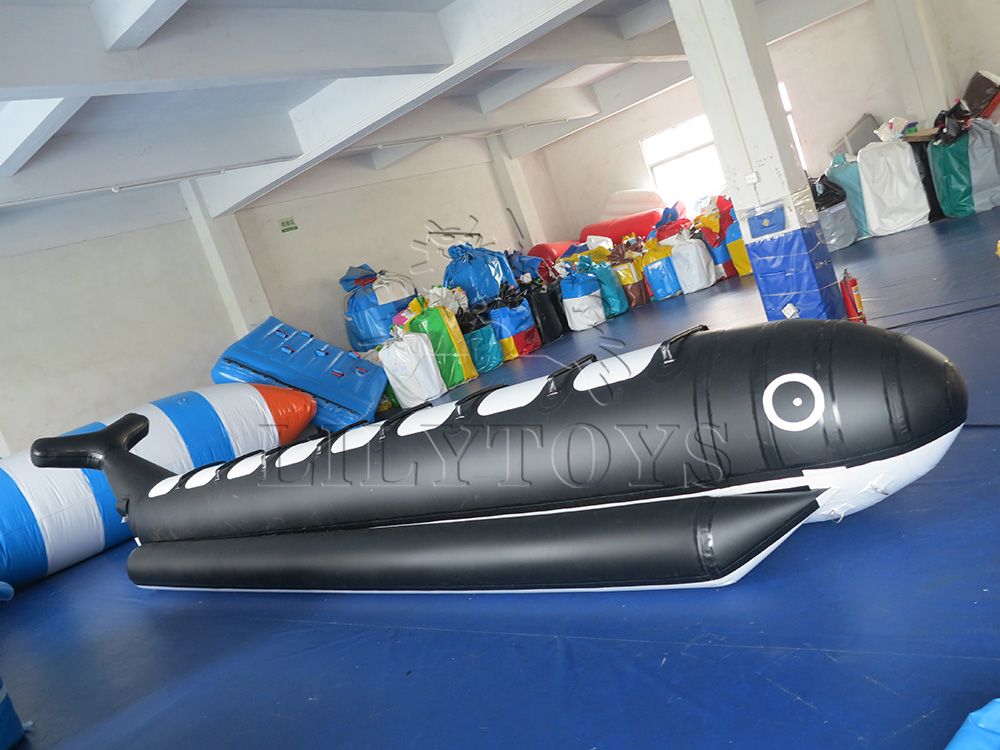 water play equipment inflatable flying fish banana boat