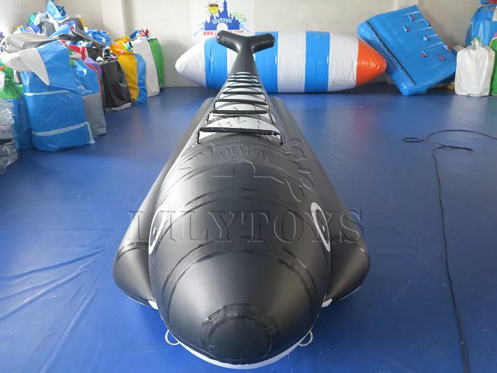 water play equipment inflatable flying fish banana boat
