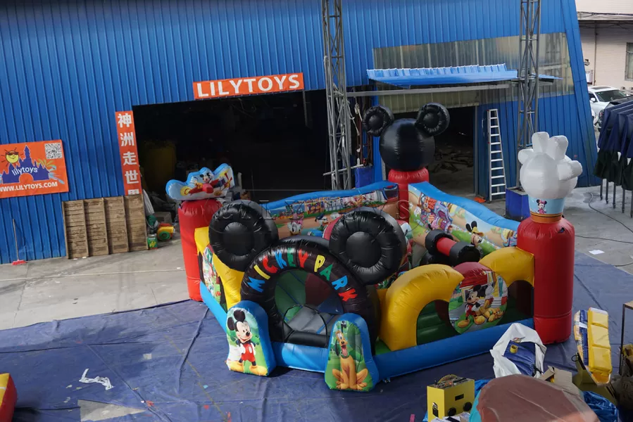 Mickey Park inflatable trampoline bouncer inflatable jumping for sale