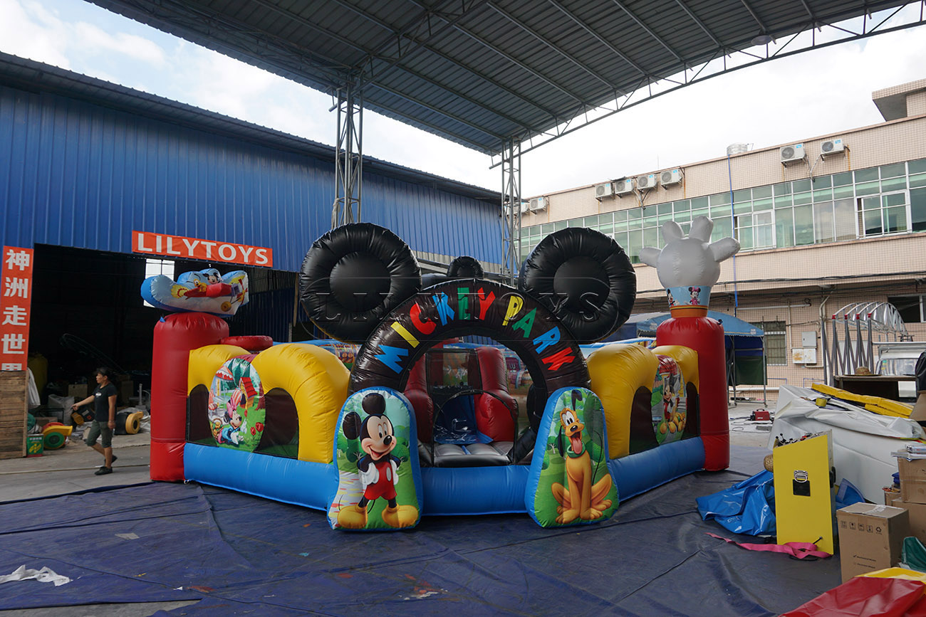 Mickey Park inflatable trampoline bouncer inflatable jumping for sale
