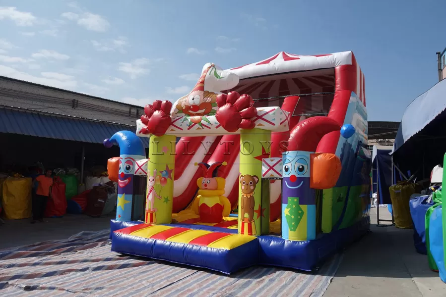 inflatable dry slide