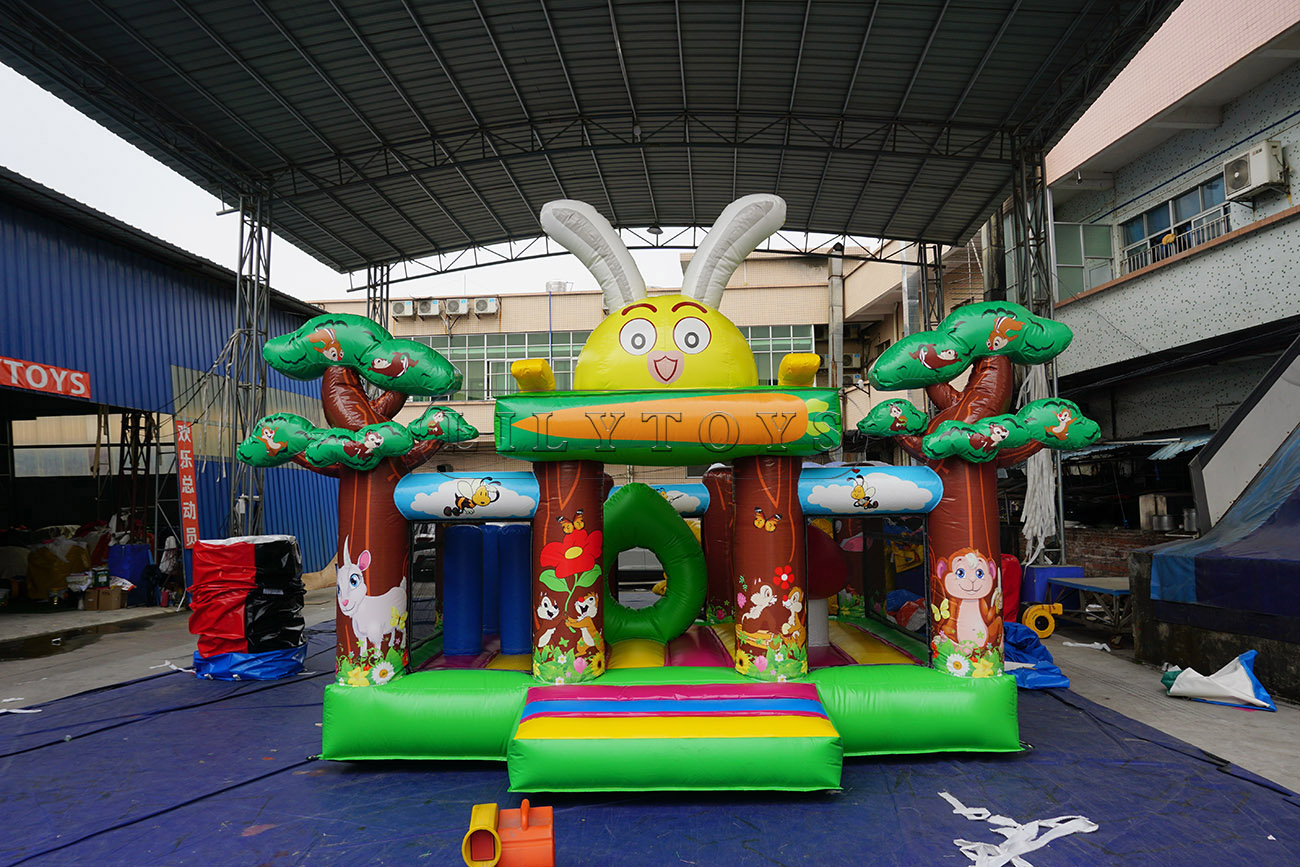 0.55mm pvc inflatable bounce inflatable bounce house commercial for sale