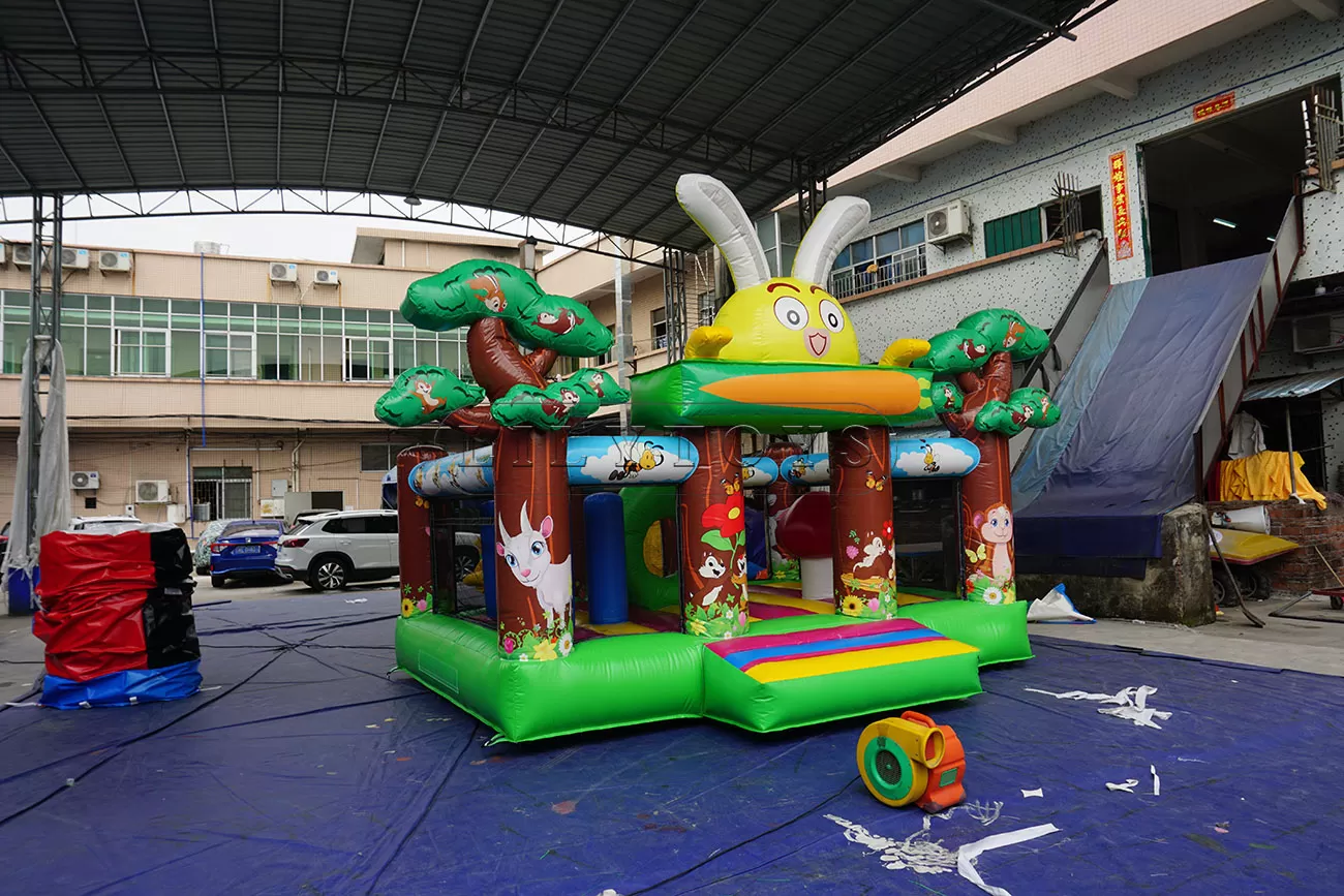 0.55mm pvc inflatable bounce inflatable bounce house commercial for sale