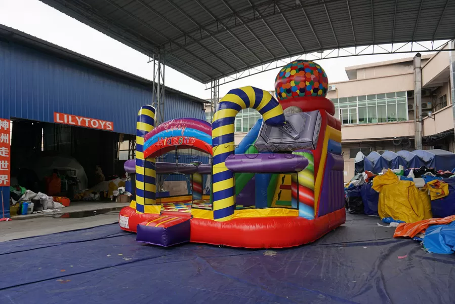 hot sale inflatable jumping inflatable bouncer jumper with multicolor