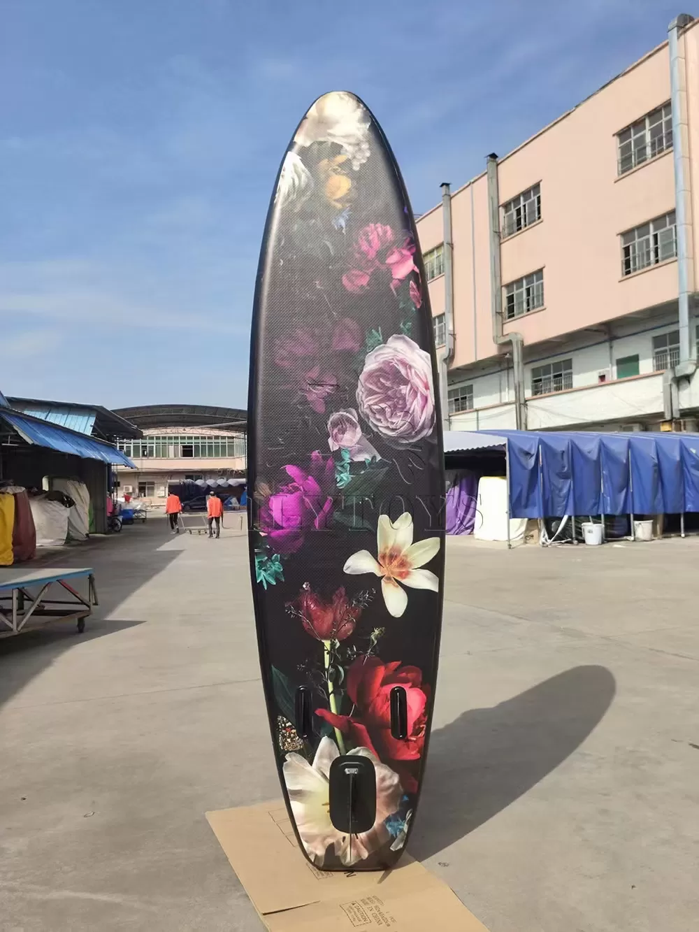 inflatable paddle board with flower printing