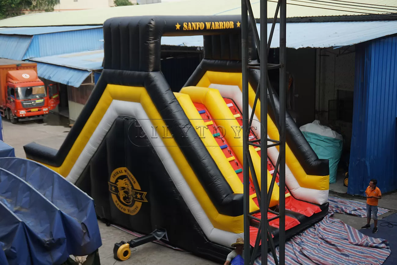 Obstacle slide for adults